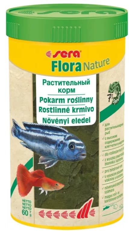Flora Nature Płatki pokarm premium różna pojemność 100 ml