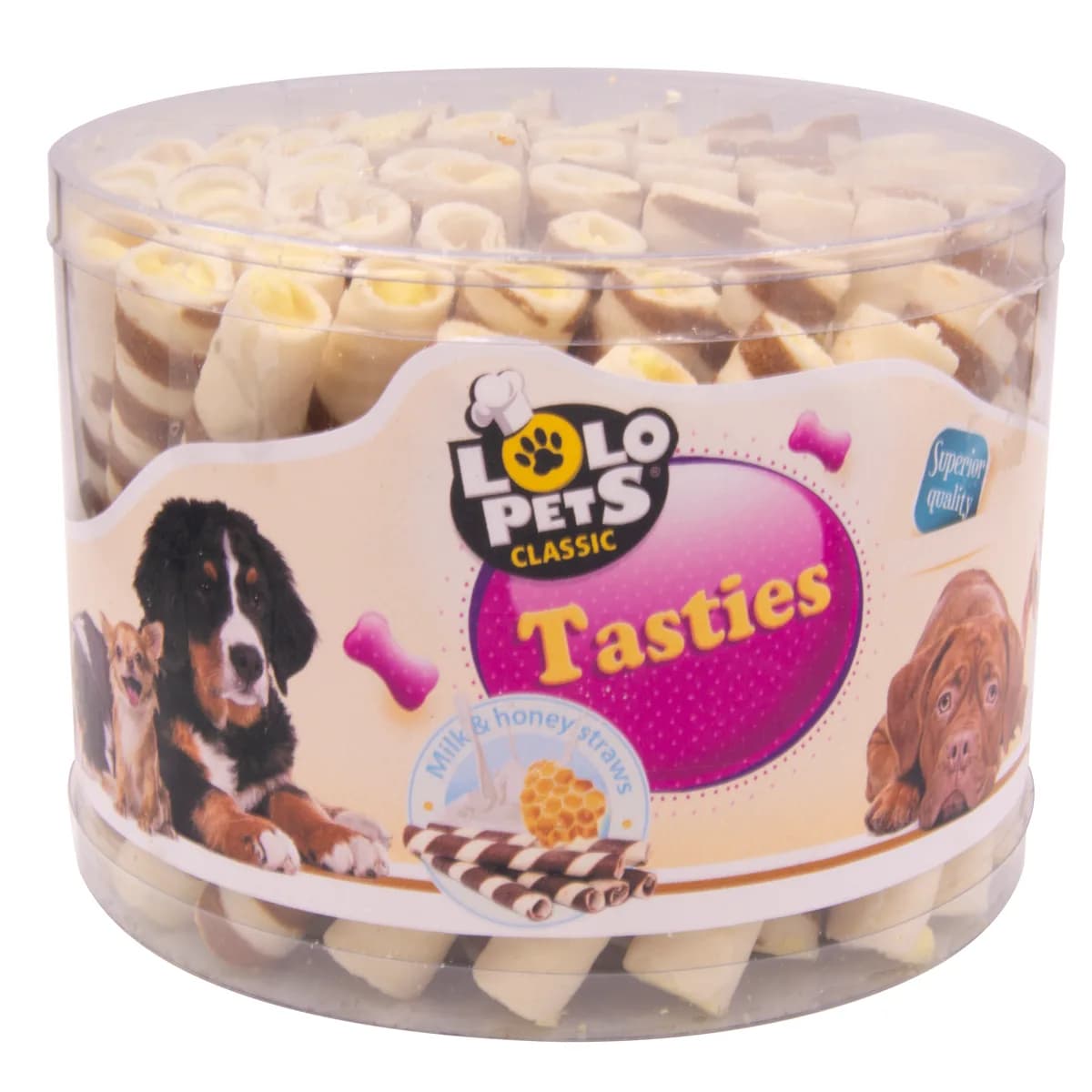 Lolo Pets Classic Rurki puste przysmak dla psa 60 szt. 200 g