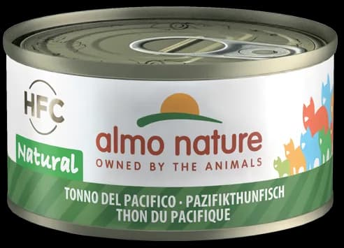 Almo Nature Puszka HFC Natural - tuńczyk pacyficzny dla kota - różna waga 70 g