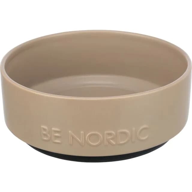 Trixie BE NORDIC miska ceramiczna dla psa lub kota taupe