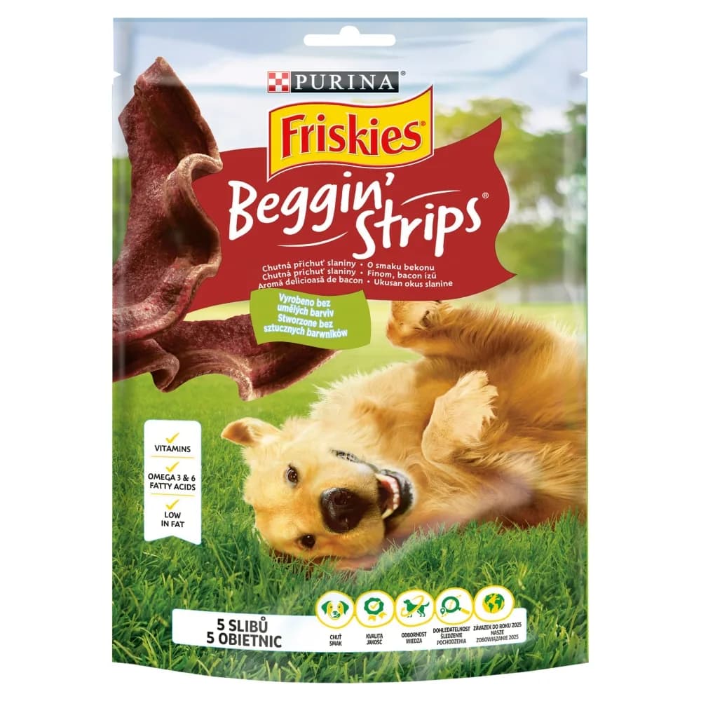 Purina FRISKIES Beggin Strips o smaku bekonu dla psa 120 g