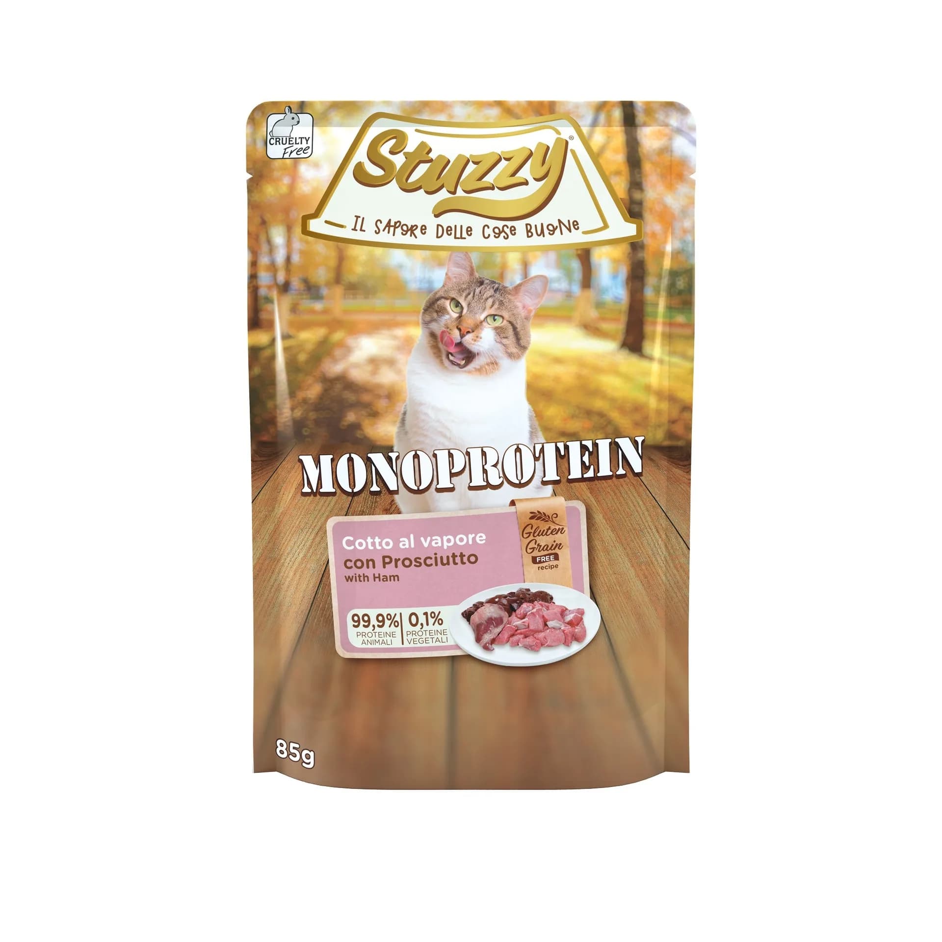 Stuzzy Monoprotein mokra karma dla Kota wieprzowina świeża szynka 85 g