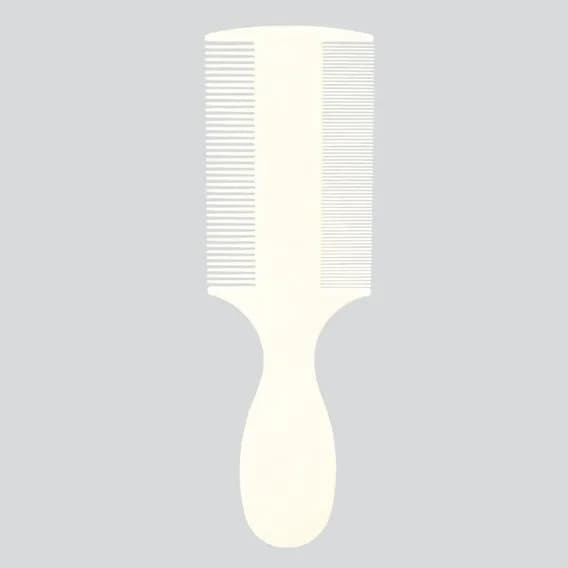 Grzebień plastikowy podwójny 14 cm