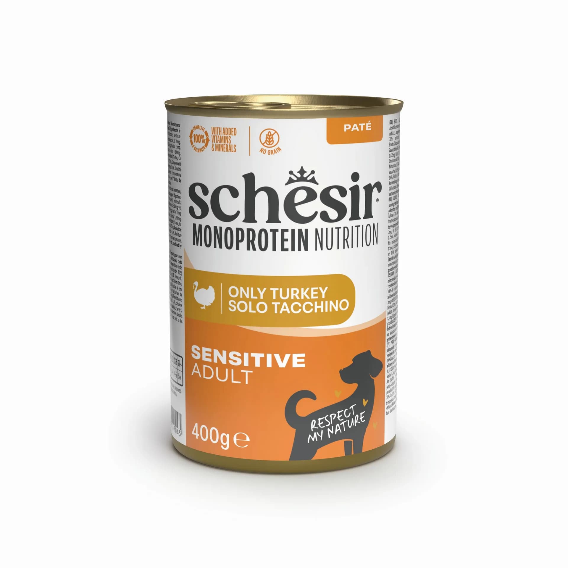 Monoprotein Sensitive karma mokra dla psa indyk pasztet 400 g puszka