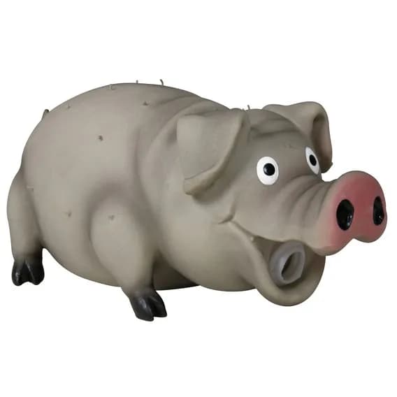 Najeżona piszcząca świnia - gryzak dla psa - różne kolory - 21 cm