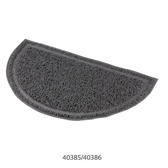 Wycieraczka do kuwety - PVC półokrągła 41 × 25 cm