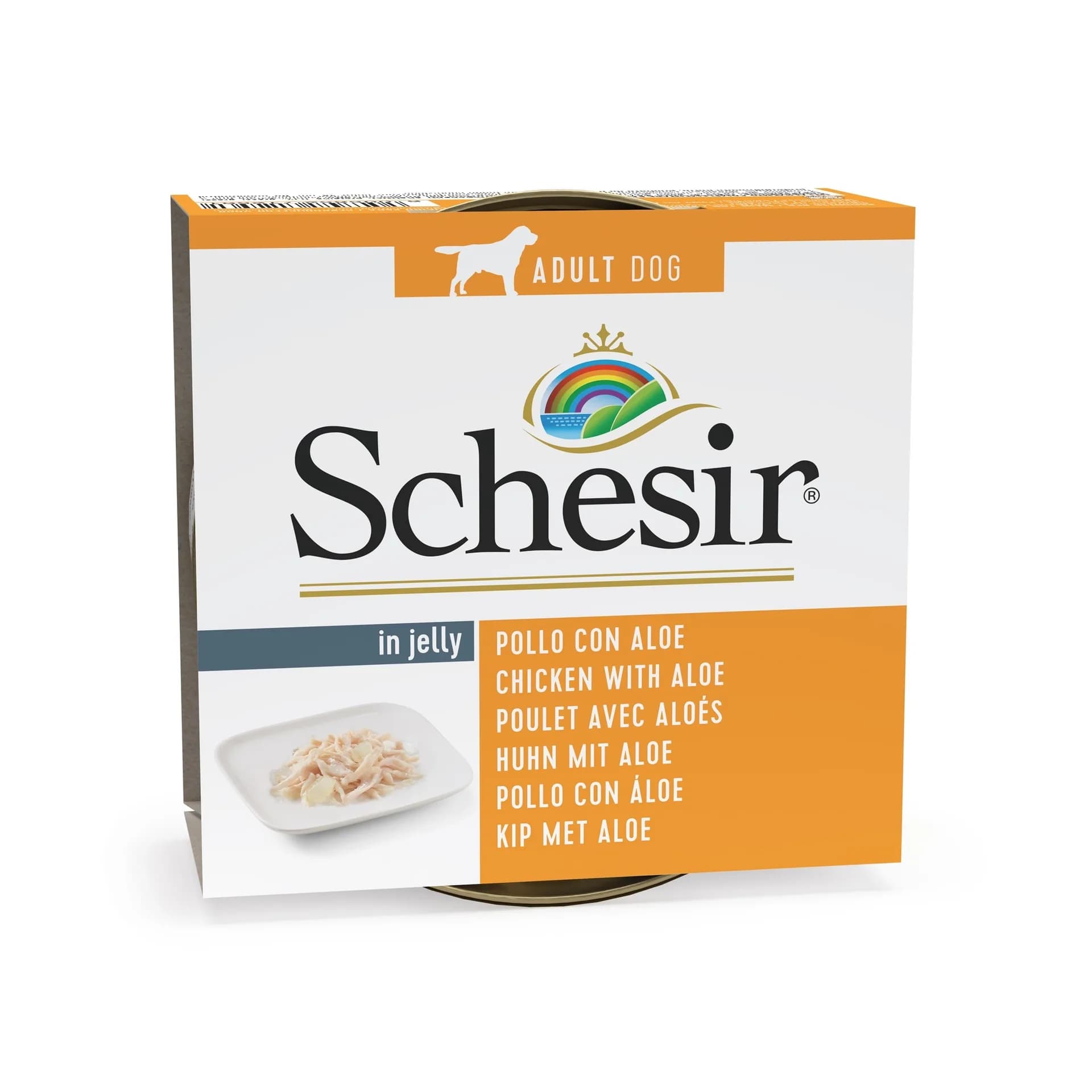 Schesir Karma mokra dla psa kurczak z aloesem w galarecie 150 g