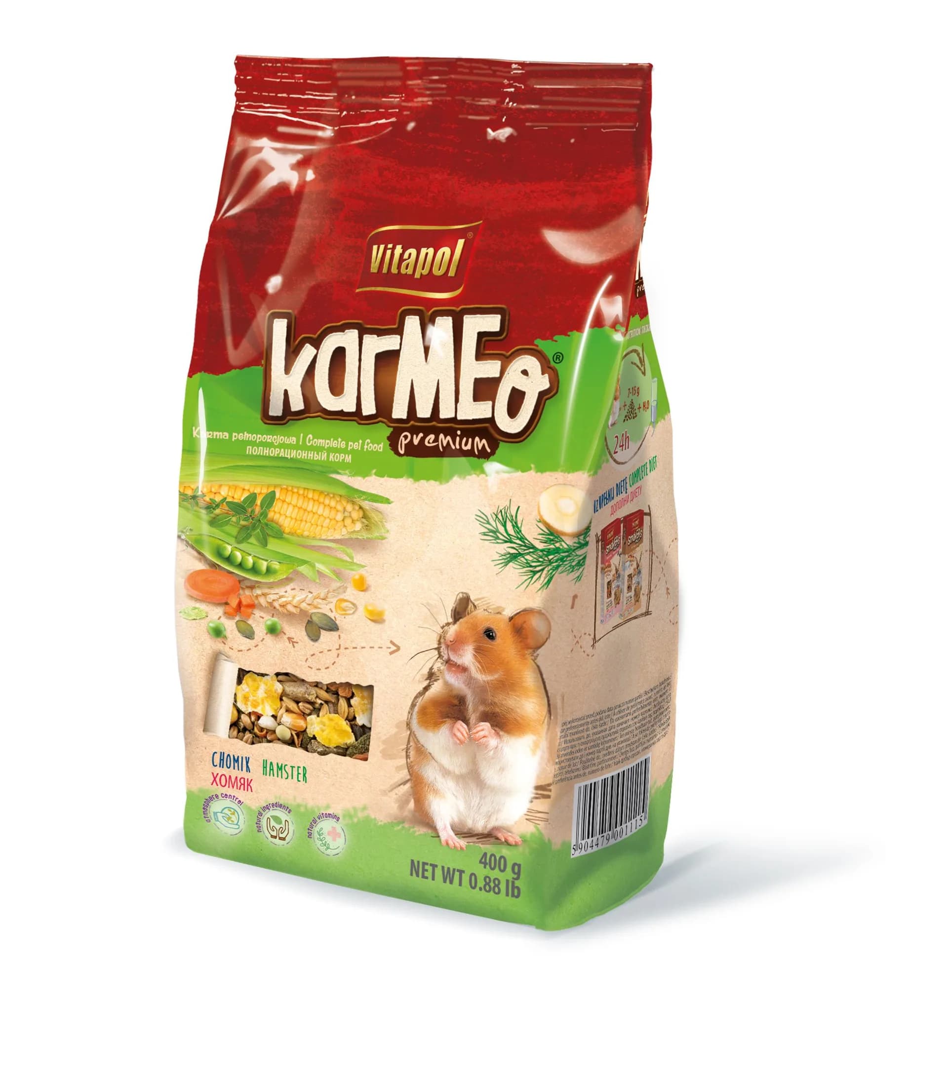 Vitapol Karma pełnoporcjowa dla chomika w worku 400 g
