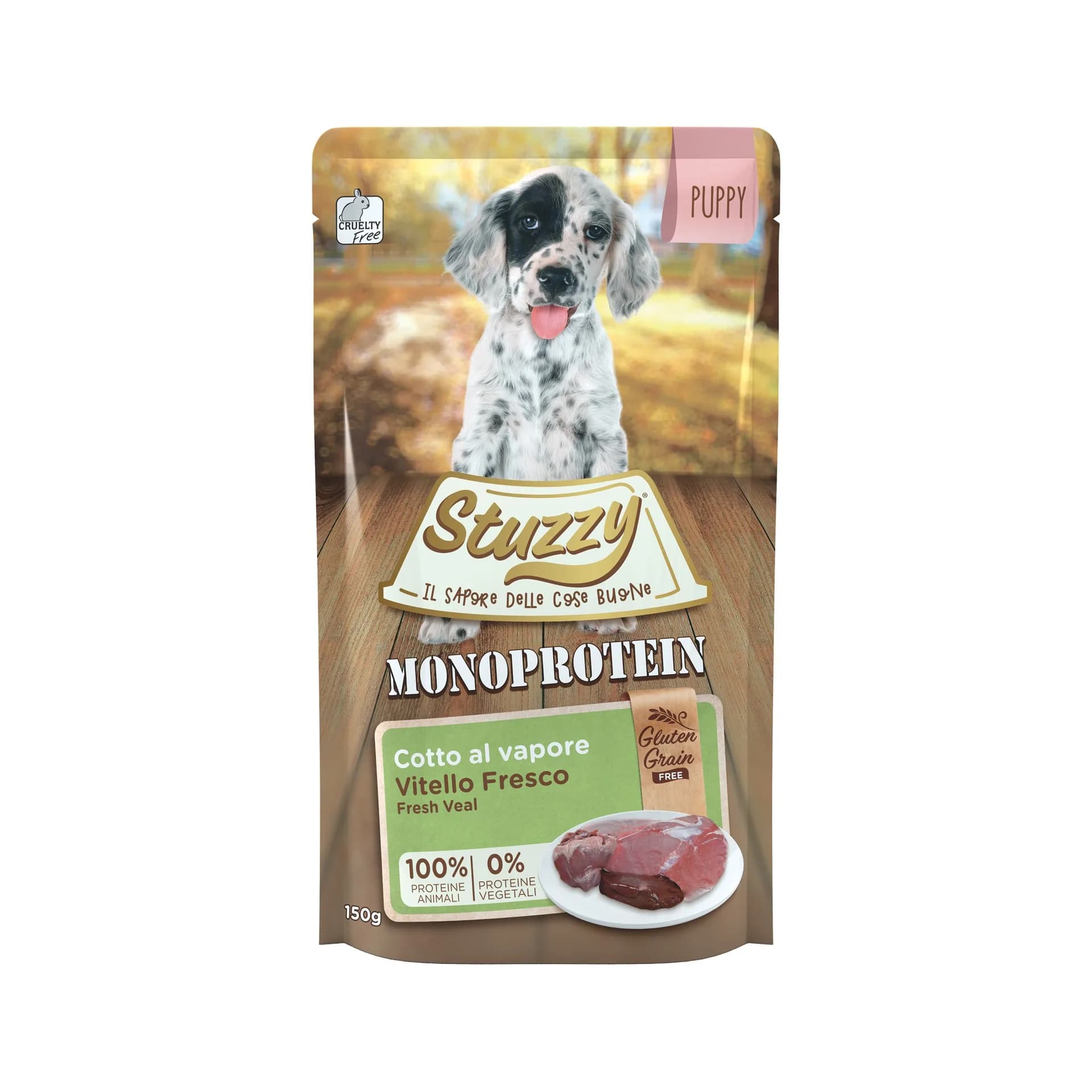Stuzzy Monoprotein karma mokra dla szczeniąt cielęcina pasztet 150 g
