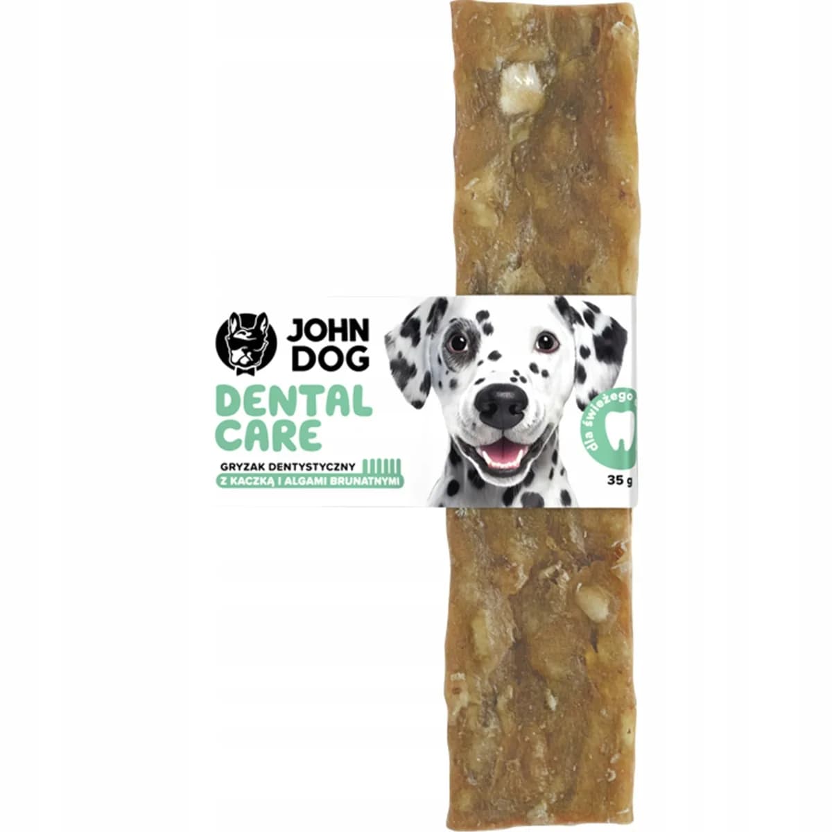 JOHN DOG GRYZAK DENTAL CARE kaczka szałwia algi 35 g, 12 cm