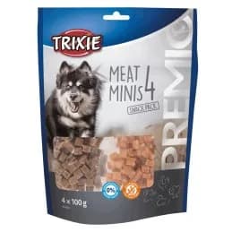 Trixie, Przysmaki Premio dla psa 4 meat minis, Kurczak, Kaczka, Wołowina, Jagnięcina, 4 × 100 g