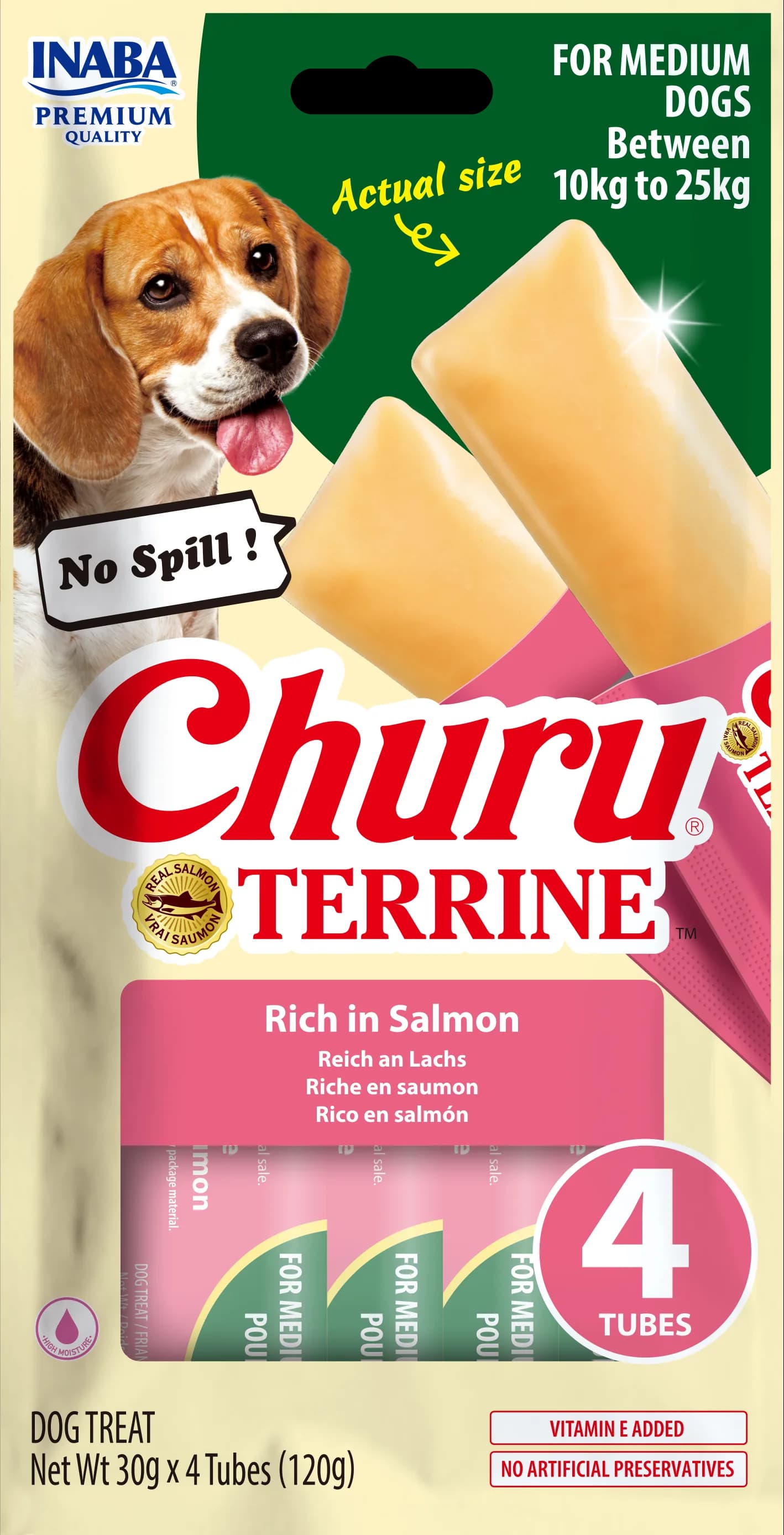 INABA DOG CHURU TERRINE M SALMON 4X30 g(120 g)