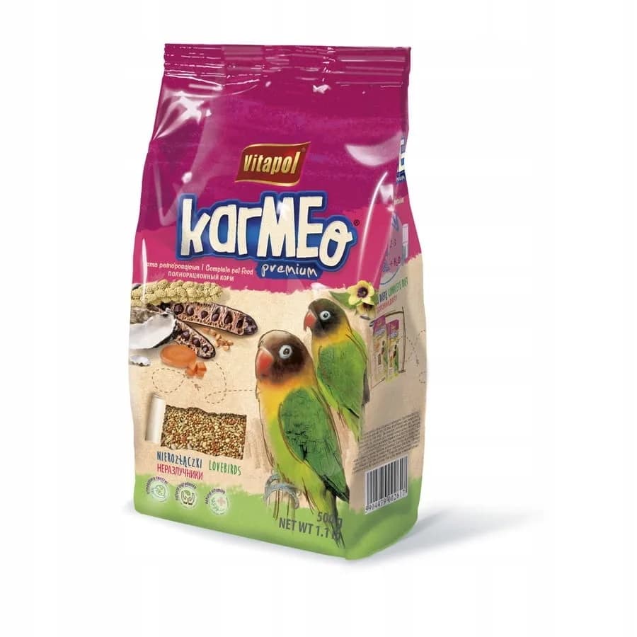 Vitapol Karmeo premium karma pełnoporcjowa dla średnich papug 2,5 kg