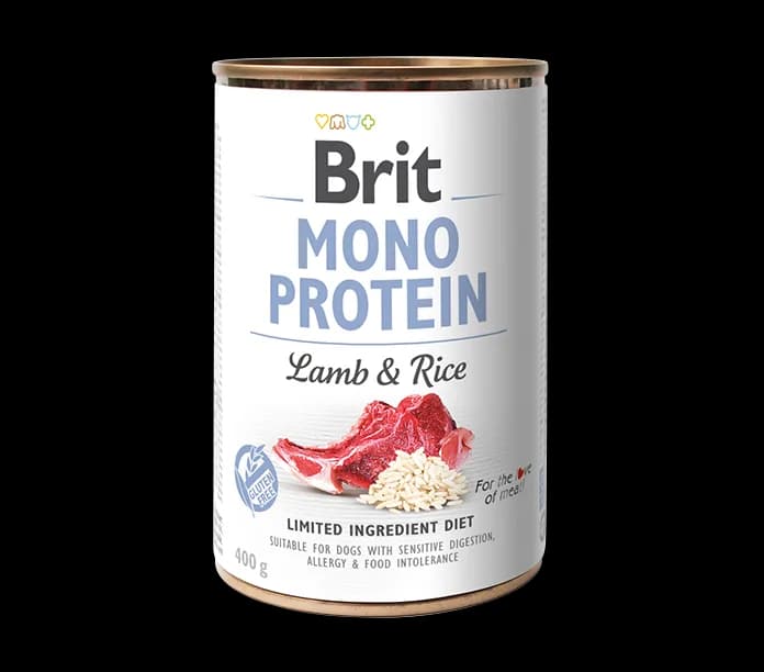 Brit Mono Protein Lamb & Rice mokra karma dla psa z jagnięciną i ryżem 400 g