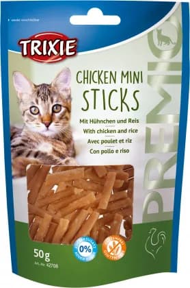 Przysmak PREMIO Mini Sticks z kurczakiem i ryżem
