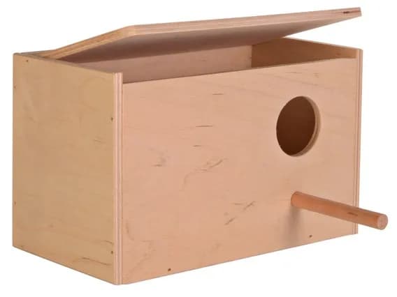 Drewniany domek dla ptaków 21 × 13 × 12 cm