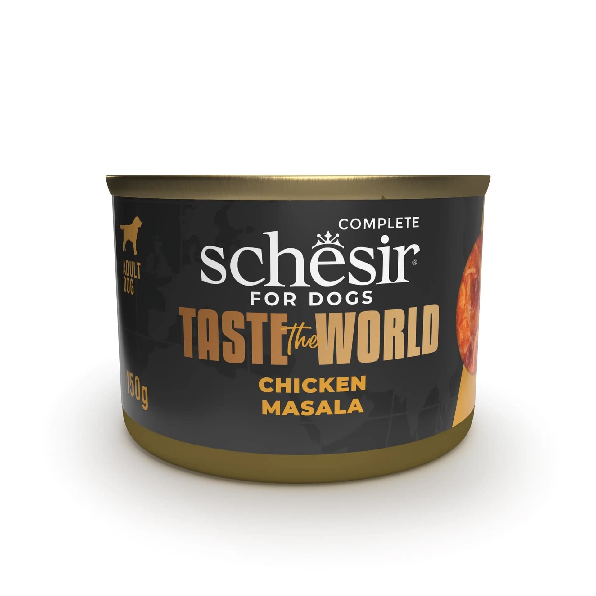 Schesir Taste the world karma mokra dla psa kurczak masala 150 g