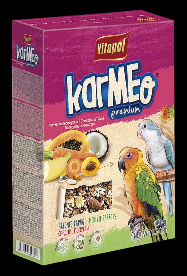 VITAPOL karma pełnoporcjowa dla papug 800 g