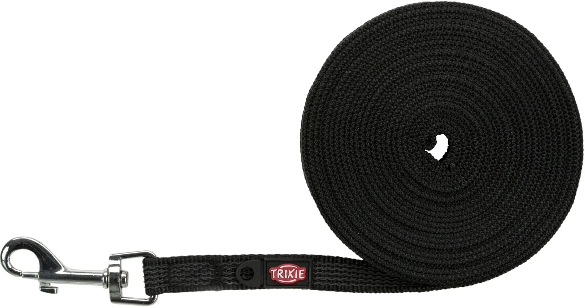 Trixie smycz treningowa gumowana dla psa S–M czarna 5 m/15 mm