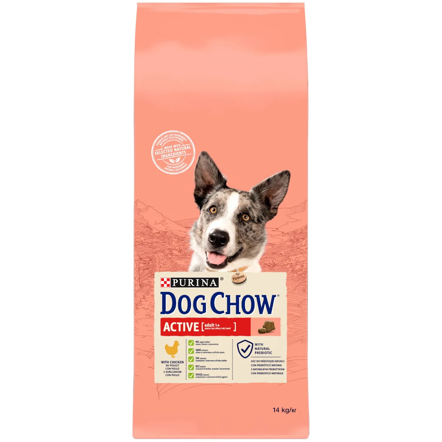 Purina DOG CHOW Active z kurczakiem dla psa 14 kg