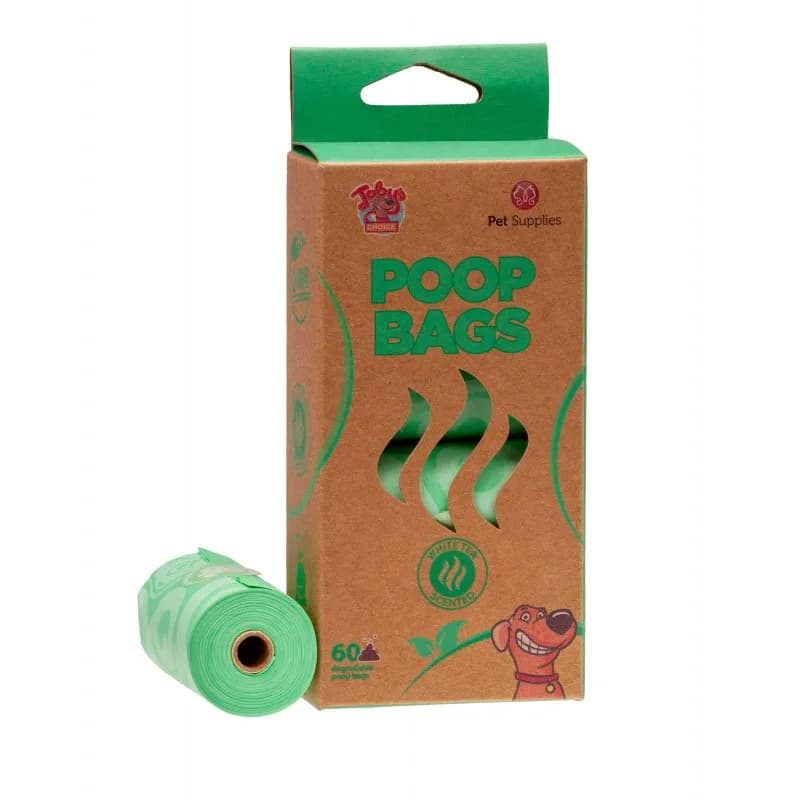 Toby's Choice worki zapachowe na odchody dla psa – 60 sztuk w rolkach