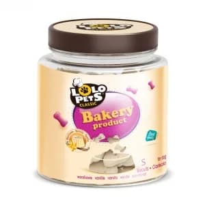 Lolo Pets CIASTKA DLA PSA KOŚCI WANILIOWE W SŁOIKACH 210 g