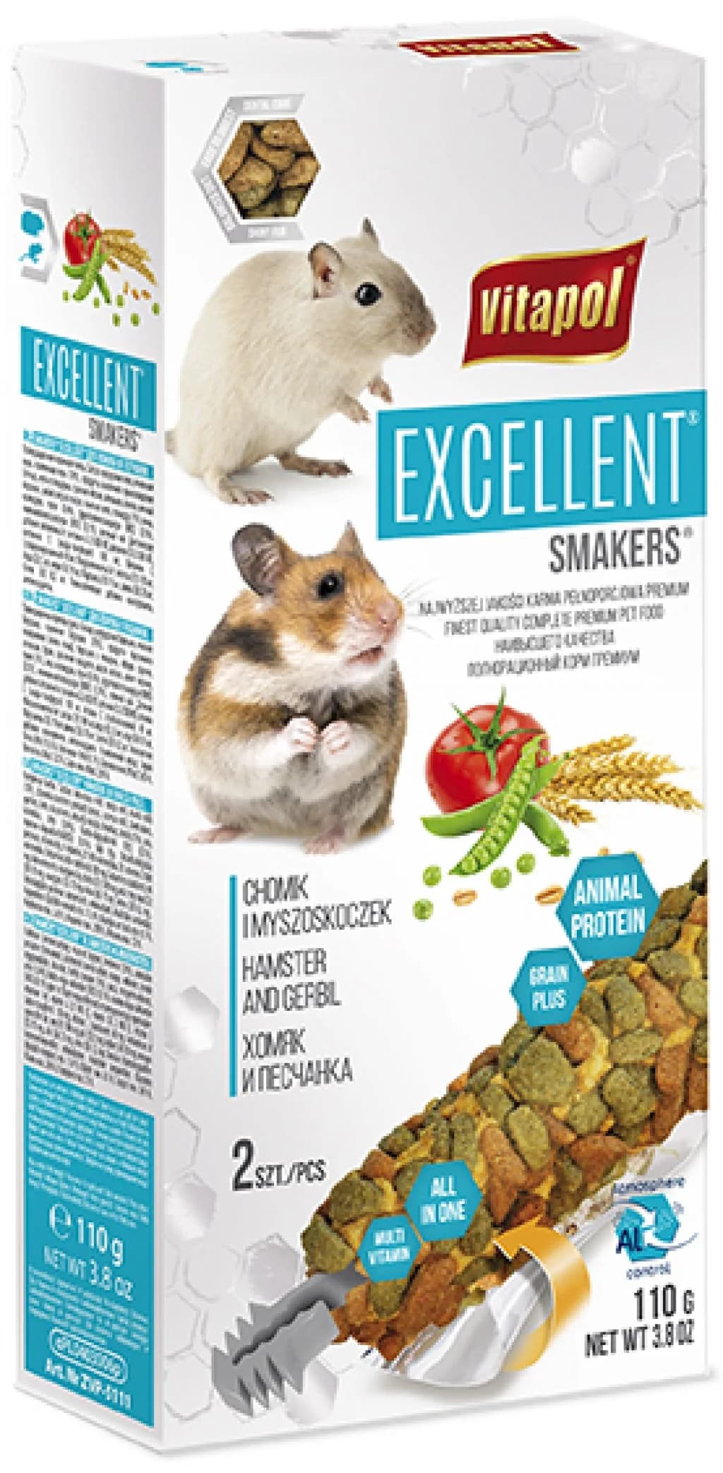 Vitapol Smakers excellent dla chomika i myszoskoczka