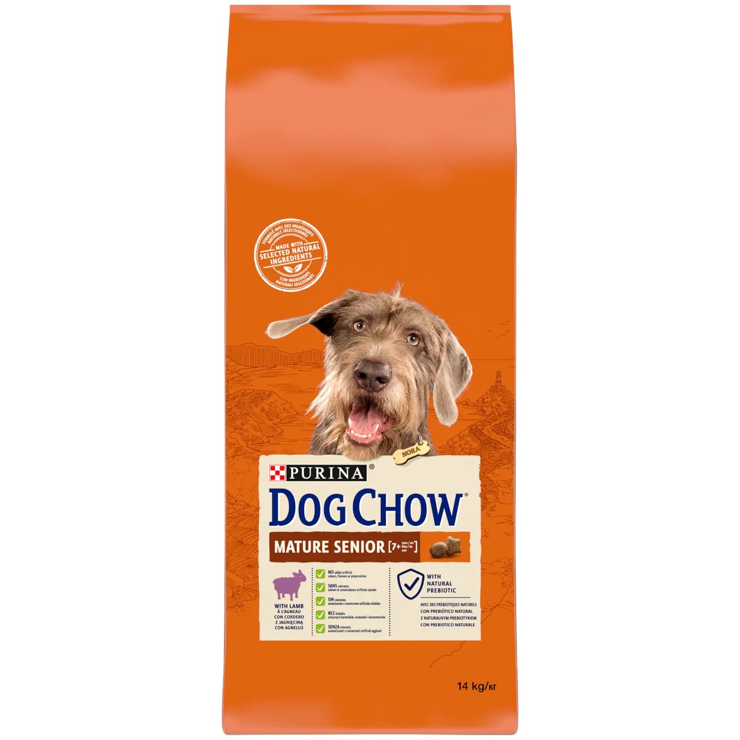 Purina DOG CHOW Mature z jagnięciną dla psa (5+)