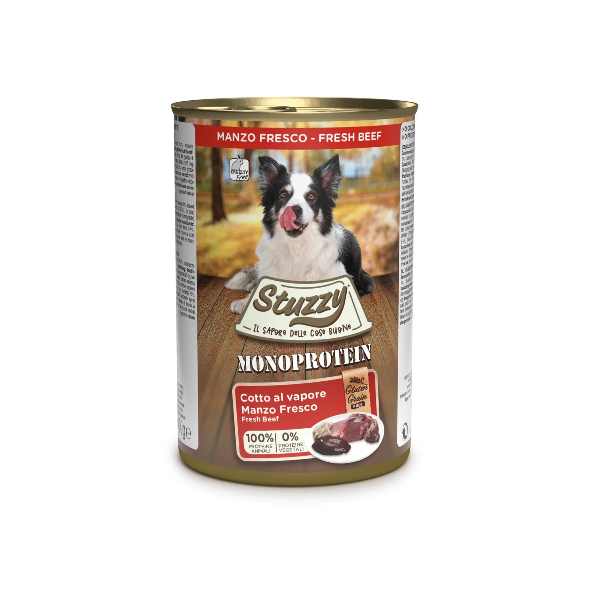 Stuzzy Monoprotein karma mokra dla psa świeża wołowina