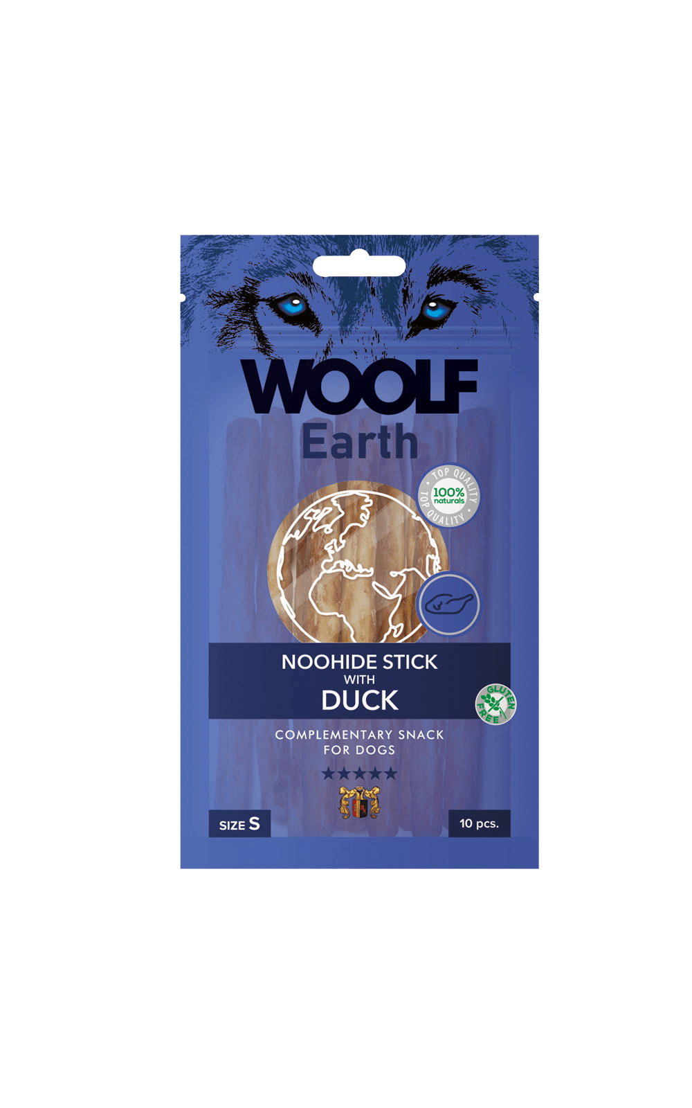 WOOLF EARTH NOOHIDE WITH DUCK Przysmak dla Psa Gryzak z Kaczką
