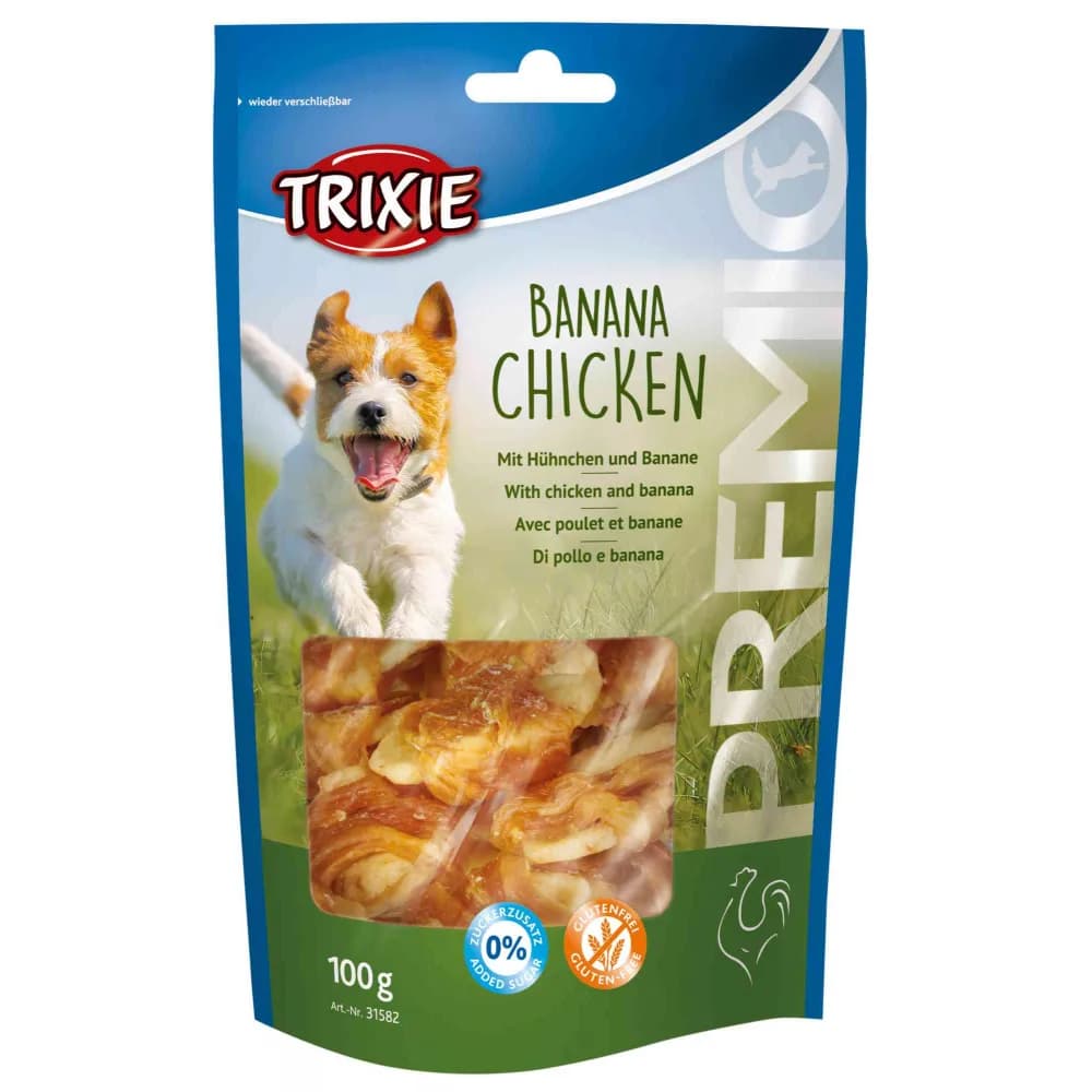 PREMIO Przysmak dla psa -banan kurczak 100 g