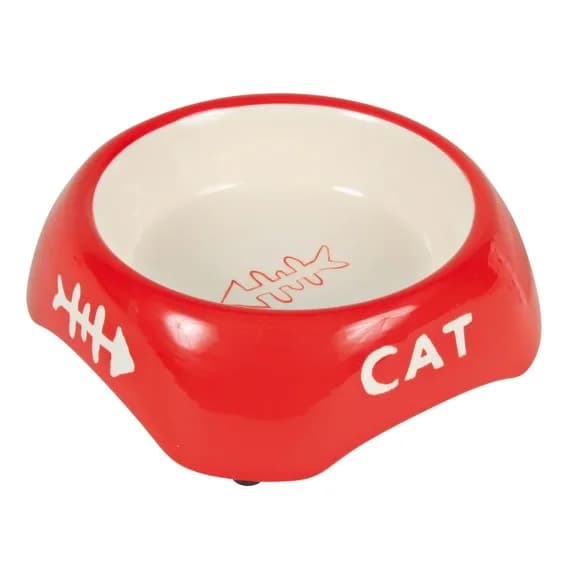 Ceramiczna miska dla kota CAT - różne kolory Czarny