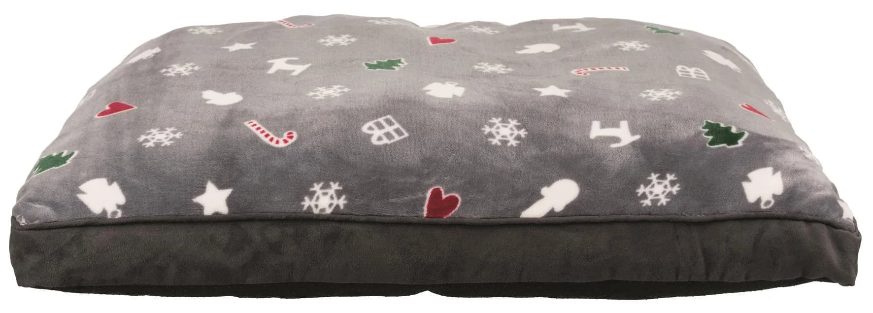 Trixie Poduszka legowisko dla psa Xmas Yuki szara - różne rozmiary 70 × 55 cm