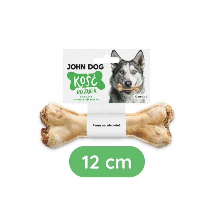 SMAKOŁYKI John Dog Kość do żucia z kaczką i jabłkiem 12 cm / 1 szt