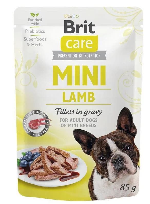 BRIT CARE DOG MINI POUCH LAMB 85 g