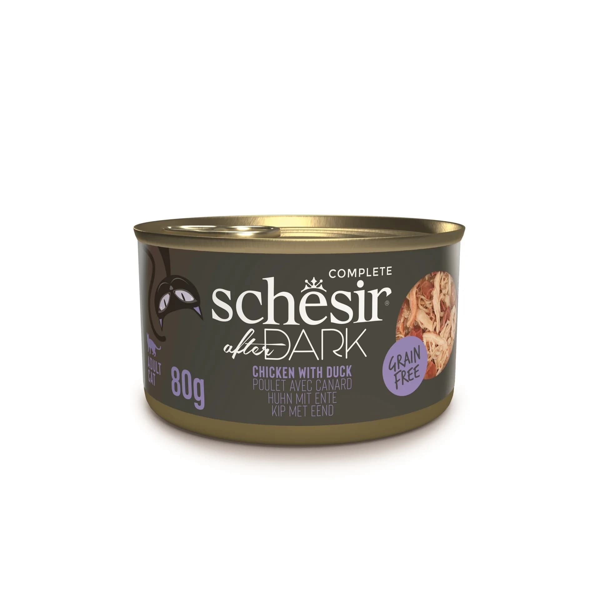Schesir After Dark karma mokra dla kota kurczak w bulionie z kaczki 80 g
