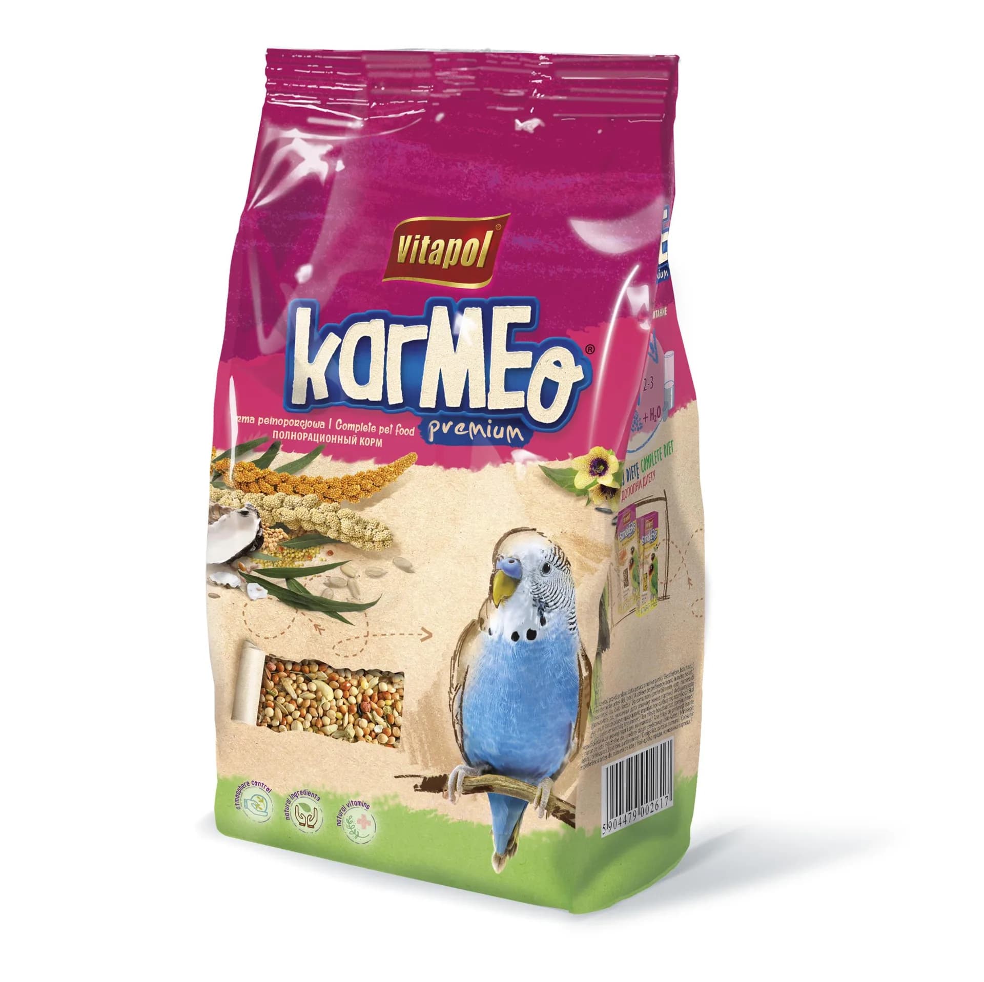 Vitapol Karma pełnoporcjowa dla papużki falistej w worku 500 g
