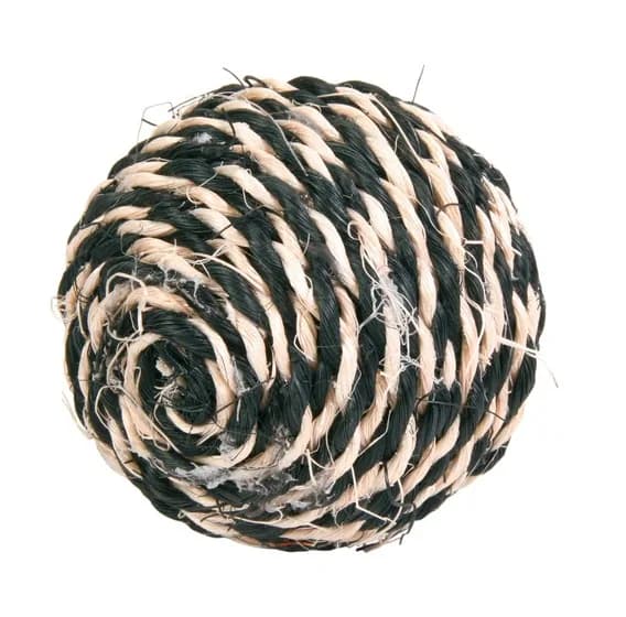 Piłka sizalowa 6 cm - zabawka dla kota