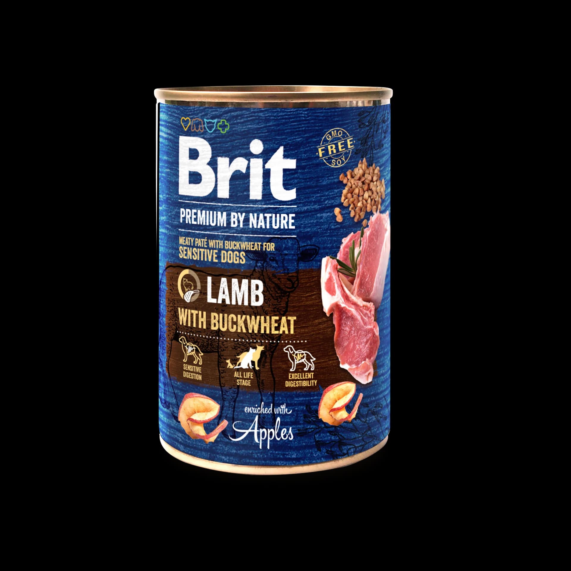 Brit Premium By Nature Sensitive Lamb with Buckwheat mokra karma dla psa z jagnięciną i gryką