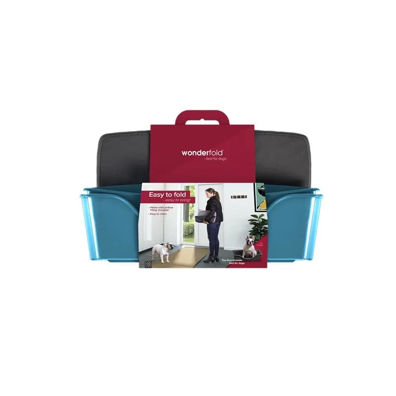 CESTA CANI WonderFold Legowisko niebieskie 55 × 36 × 16 cm