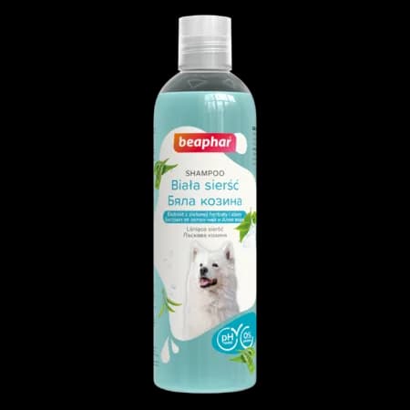 Beaphar Shampoo White Dog Szampon do białej sierści dla psów 250 ml